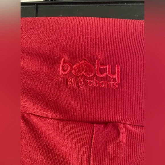 Booty by Brabants Women's Red Leggings - Picture 4 of 5